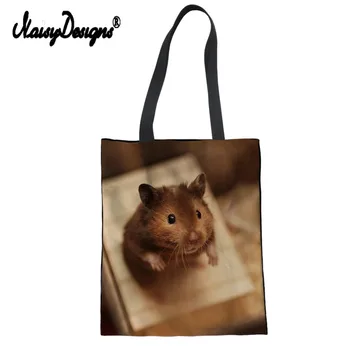 

NOISYDESIGNS 2019 Ladies Cloth Canvas Tote Bag Handmade Shopping Travel Women Folding Shoulder Shopping Shopper Bags Customized