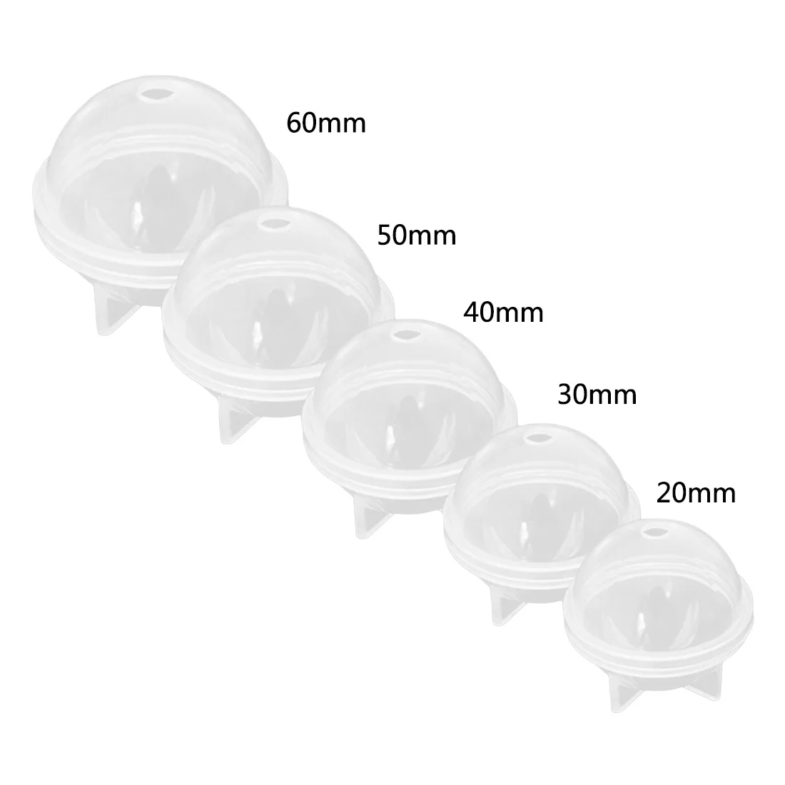Прозрачный силиконовый полимерная форма DIY ремесло разных размеров Вселенная шар форма эпоксидная смола формы для ювелирных изделий
