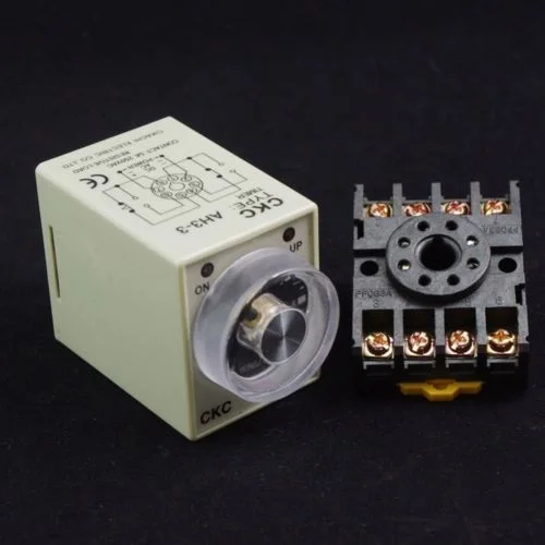 12V 24V 110V 220V AH3-3 10s 30s 60s 3min Power On Delay Timer Time Relay 8 Pin