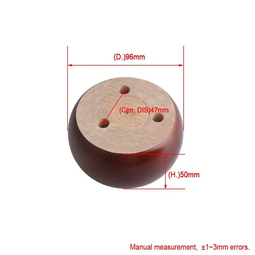 96x96x50mm-Red-Brown-Eucalyptus-Wood-Round-Furniture-Legs-Feet-100kg-Bearing-Weight-for-Sofas-Cabinets-Tables (3)