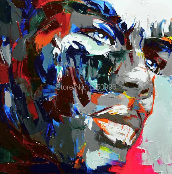 abstract face artwork
