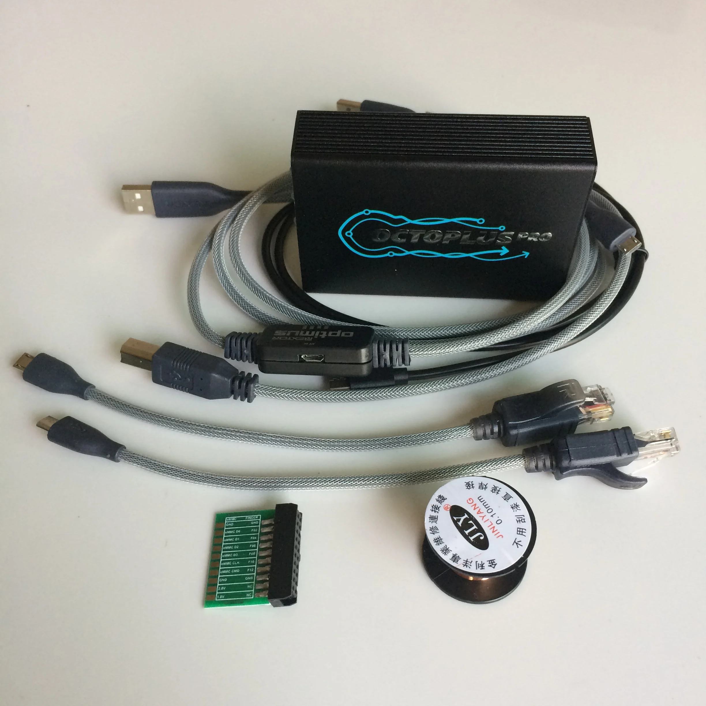 Octoplus Pro Box + 7 Cables/Adapter Set (Activated For Samsung.