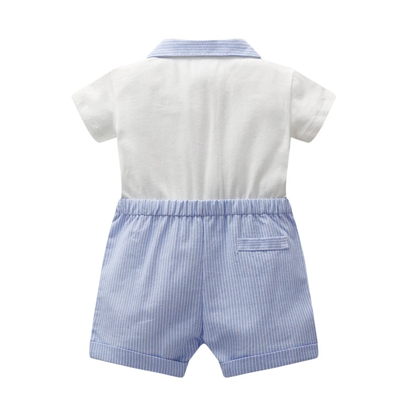 الطفل السروال القصير التعميد المعمودية جديد ولد الطفل بذلة الوليد الرضع ملابس الاطفال chird شهم الصبي السروال القصير ل عيد ميلاد