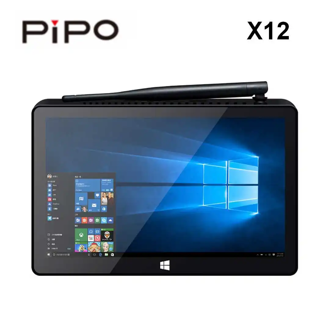 

PIPO X12 Mini PC 10.8" 1920*1280 Windows 10 OS Mini PC Computer Windows 10 TV Box Z8350 Quad Core 4G+64G 10000mAh with SD VGA