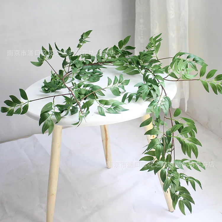 

1.7M Artificial Willow Vine Leaf Green Plant Rattan Fake Bougainvillea Home Decoration Hanging Vine Backdrop Wall Decor Plants