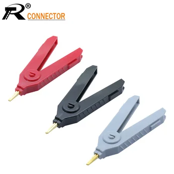 

1pc High Quality 90mm Alligator Clips Electrical DIY Test Leads Alligator Gold-plated Crocodile Clips Electrical Jumper Wire