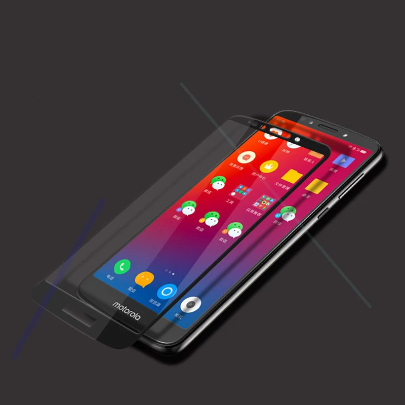 Микроданные для Motorola Moto E5 Plus Play Go закаленное стекло полное покрытие 9D HD защитная