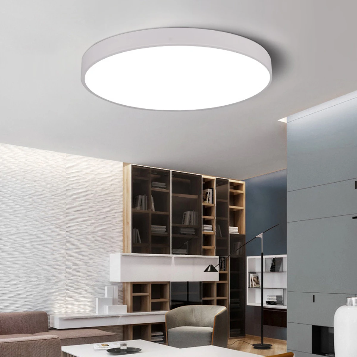 

12W 15W 24W Modern Ceiling Lights Round LED Ceiling Lamp Surface Mount Lighting Fixture for Living Room Kitchen Bedroom