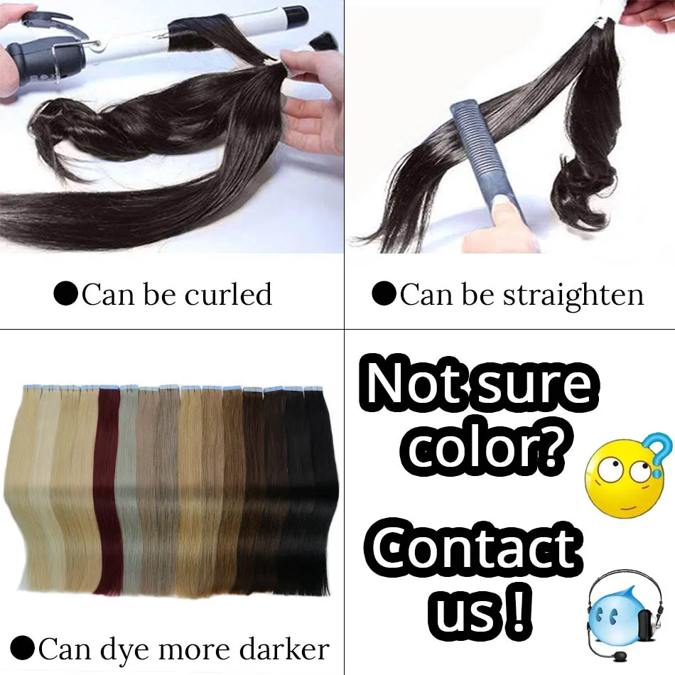 MRSHAIR Tape In Human Hair Extensions 16\
