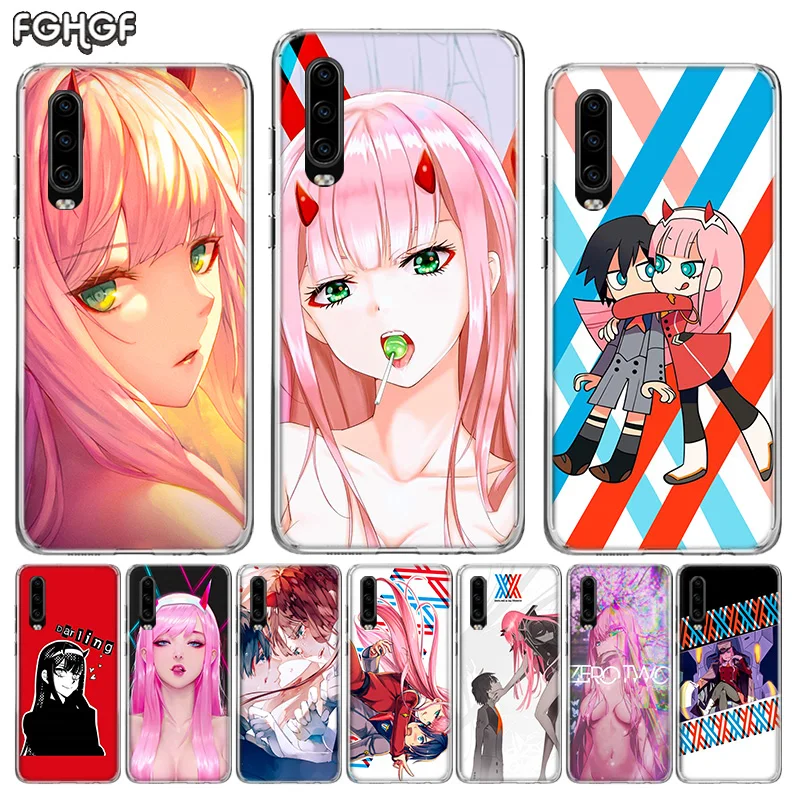 Силиконовый чехол-накладка Darling in the Franxx Zero Two для Huawei P30 P20 Mate 20 10 Pro P10 lite P Smart + Plus Z 2019