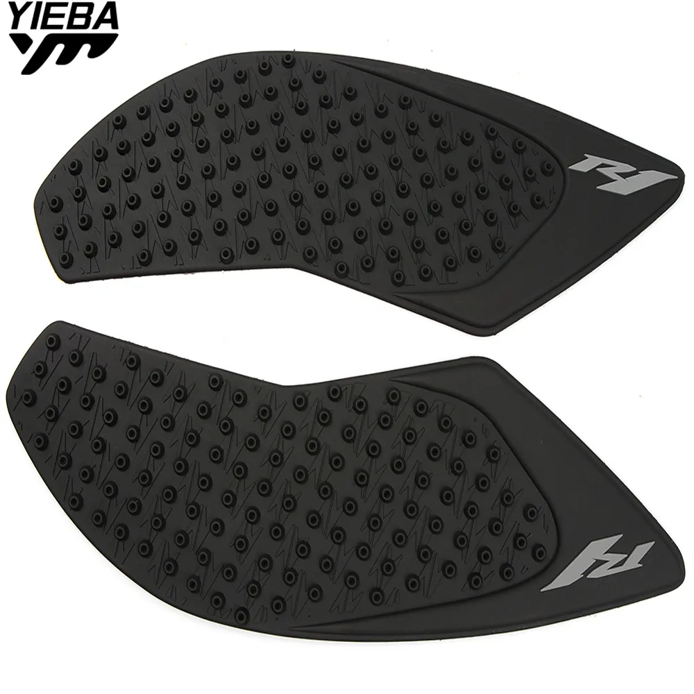 Motorcycle Acccessories Stickers Black Tank Traction Pad Side Gas Knee Grip Protector for YAMAHA YZF R1 YZF-R1 YZFR1 2015 2016