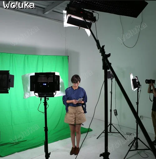 

600S+1100S LED Panel Light Soft Light 1~2 People Green Screen Camera Shooting Set CD50 T08