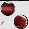 HQ RW01 RED PVC Plastic Coated Galvanized Steel Wire Rope Flexible Cable for Clothesline Fence Trellis 2-8MM Diameter 3