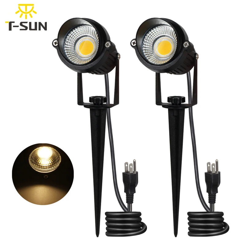 T SUNRISE 2 PACK LED Spotlight Landscape Lighting Garden LED Light