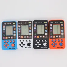 KaRue 10 шт./лот DataFrog Портативный детства тетрис ручной игры игроки мини игровой консоли для детей разведки игрушки игры