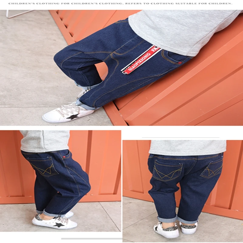 Baby Boys and childrens jeans Pants clothes In the spring and autumn South Korean style Radish jeans Stylish kids Clothing LRZLYX-A3 (10)