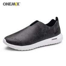 Onemix Men Running Shoes Microfiber Leather Loafers Shoes Breathable Designer Jogging Sneakers Outdoor Sport Walking Trainers Onemix Men Running Shoes Microfiber Leather Loafers Shoes Breathable Designer Jogging Sneakers Outdoor Sport Walking Trainers