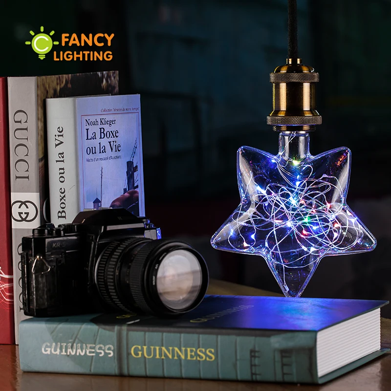 LED lamp Star rgb led light bulbs 3w Starry Sky light 110v/220v Firework lampada led e27 globe bulb for home/party decor lampada