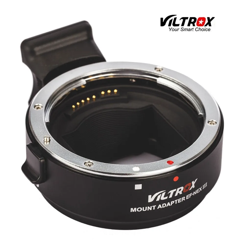 Viltrox EF-NEX III 자동 초점 렌즈 어댑터, Canon EOS EF EF-S 렌즈, 소니 E NEX 풀 프레임 A7 A7R A7SI A6300 A6000 NEX-7 / 6