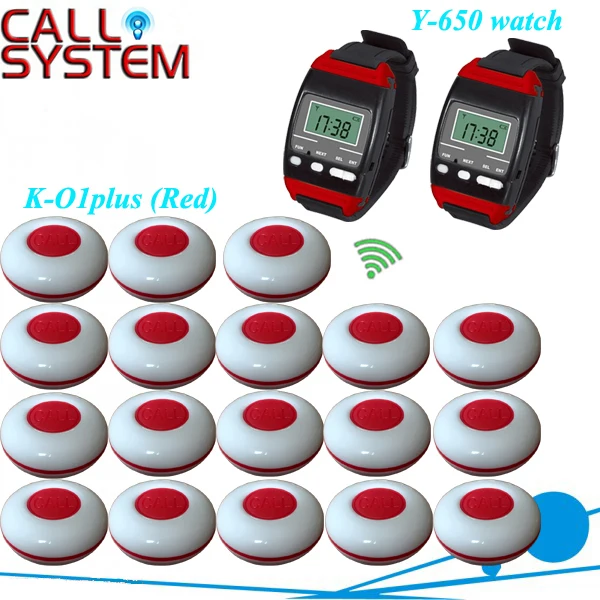 10 шт. ресивер наручные часы беспроводной Вызов официанта системы для ресторана кафе магазин