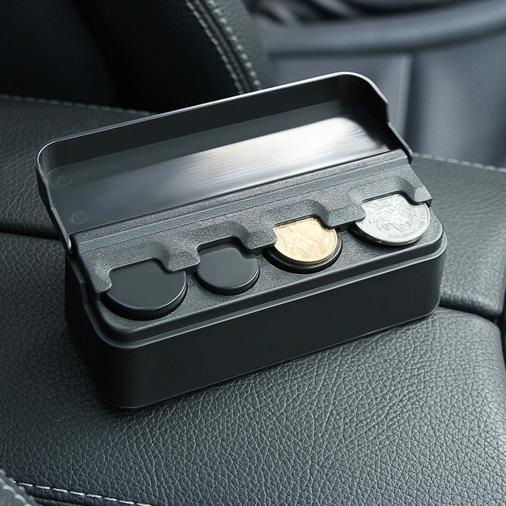 

Car Coin Holder Case Storage Box For Hyundai Creta Tucson BMW X5 E53 VW Golf 4 7 5 Tiguan Kia Rio Sportage R KX5 car Accessories