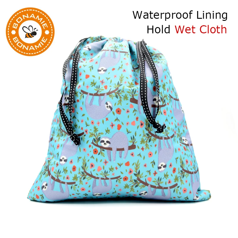 BONAMIE Wet Bikini Bag Fashion Drawstring Bag For Wet Clothes Women