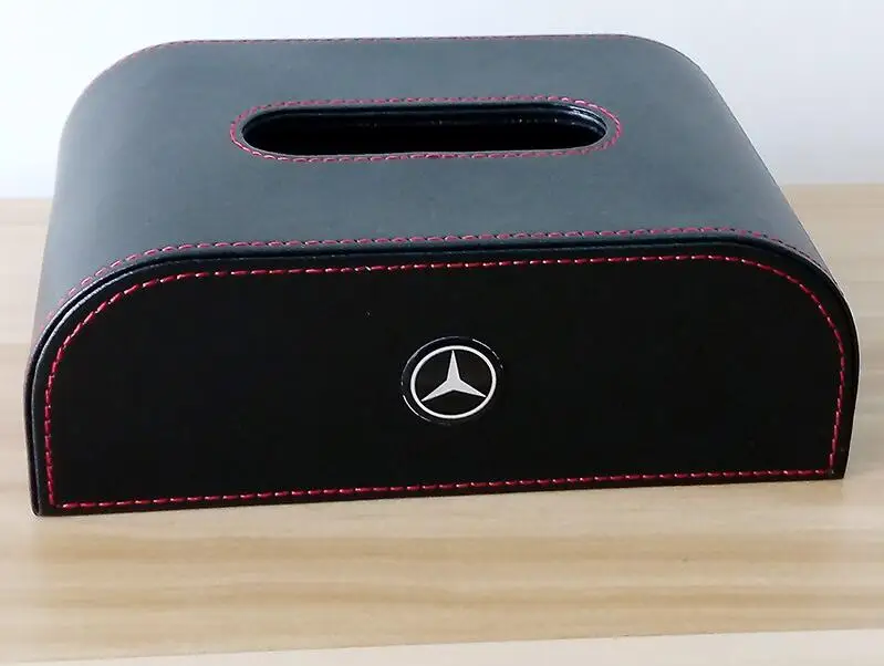 Автомобильная коробка для салфеток домашняя автомобильная коробка для салфеток бумаги сумка для хранения зонтика держатель для салфеток для хранения Элегантный Королевский стиль автомобиля - Название цвета: small  black and red