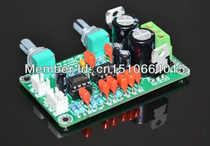 

mono preamp board NE5532 low-pass filter board dedicated subwoofer,use in power amplifier board, mone mixer board Free Shipping