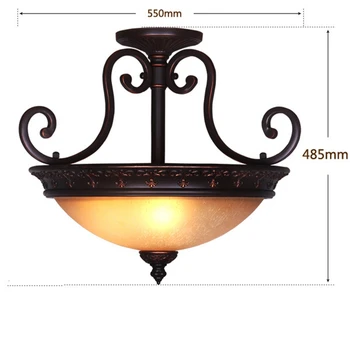 

American industrial loft vintage pendant light glass iron Industrial Lamp Retro Lampe Vintage Edison Pendant Light Fixtures