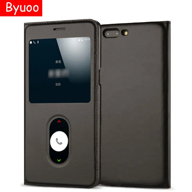 Byuoo original oneplus 5 flip case 1+5 stand case cover PU leather vintage style rui series holder one plus 5 cover capa coque 1-plus-5-cover : image Byuoo original oneplus 5 flip case 1+5 stand case cover PU leather vintage style rui series holder one plus 5 cover capa coque 1-plus-5-cover