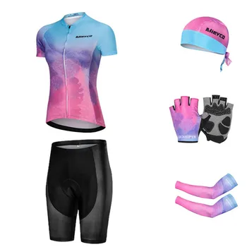 

Women Cycling Set MTB Bike Clothing Racing Bicycle Clothes Ropa Ciclismo Cycling Wear Cycling Jersey Set Women Bike Summer Set