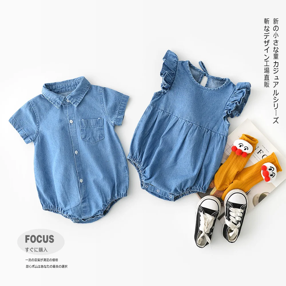 

JEANS UNISEX BABY GIRL CLOTHES BABY BOY CLOTHES FAMILY MATCHING CLOTHES TODDLER KDIS CLOTHES BABY COSTUME NEWBORN ROMPER