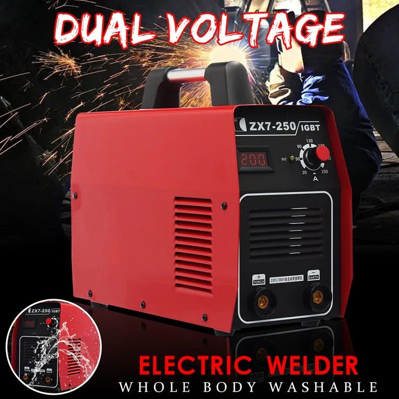 

Forgelo AC220V 62V Digital Display inverter Full Copper Electric Welding Machine Set With Face Mask Gloves Package Arc Welders