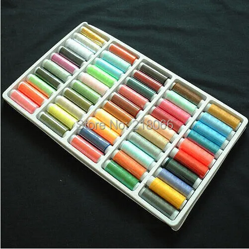 

1 Set 50 Rolls*150yards Colorful Sewing Thread Set Polyester Spools DIY