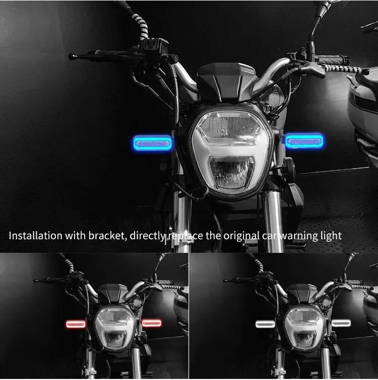 Дух зверя мотоцикл поворотник дневные ходовые огни для Yamaha Triumph Honda Suzuki BMW Bajaj Benelli Piaggio Vespa KTM