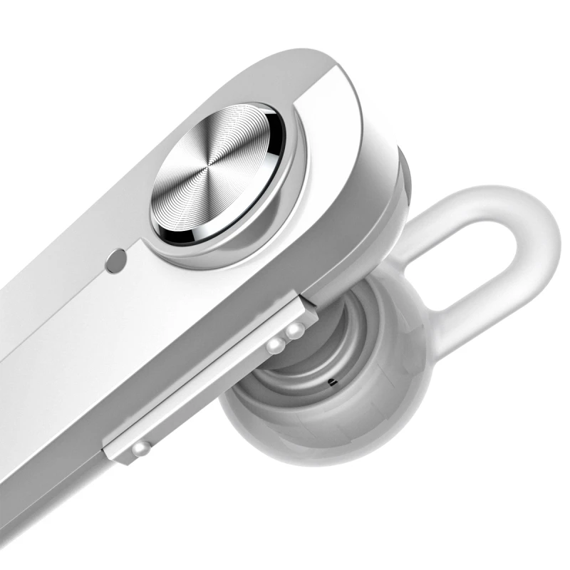 Baseus A01 беспроводные Bluetooth наушники мини бизнес портативные наушники с микрофоном для xiaomi iPhone вождения Fone De Ouvido - Цвет: White
