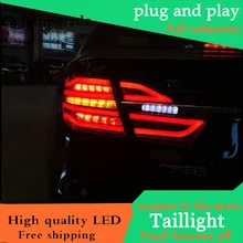 Стайлинга автомобилей задние фонари для Toyota Camry V55 задние фонари светодиодный фонарь задний фонарь DRL с движется очередь световой сигнал