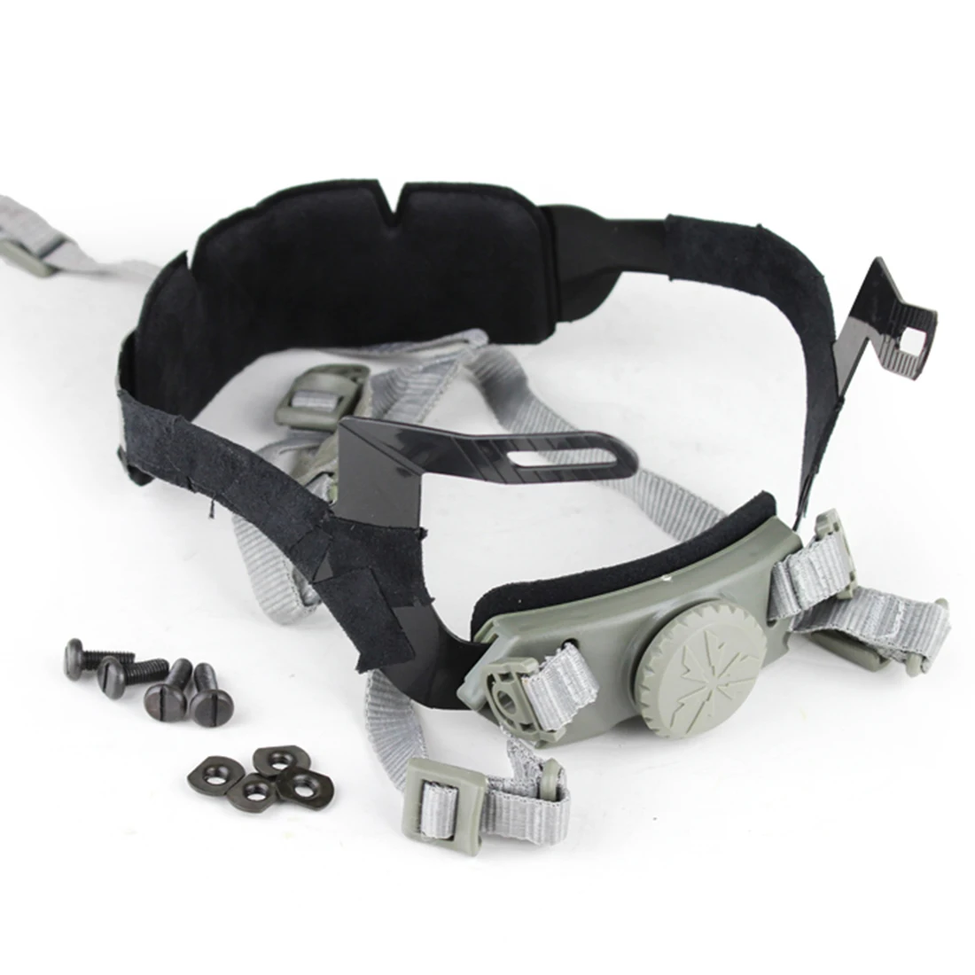 Военный Тактический шлем аксессуары Cingulate система Блокировка головы с регулируемой окружностью головы для страйкбола охоты - Цвет: Grey