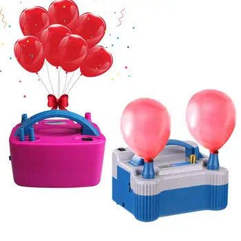 

Portable High Voltage Electric Balloon Inflator Pump Double Hole Nozzle Air Compressor Inflatable Balloon Pump Air Blower
