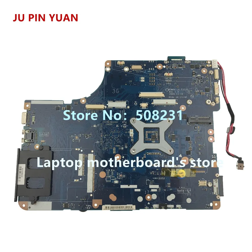 JU PIN юаней K000092540 LA-5321P плата для Toshiba Satellite L500 L505 Тетрадь материнской платы полностью протестированы