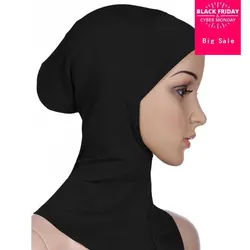 Мусульманский головной платок круглый модальный хлопковый головной платок Повседневный Шарф Женская повязка на голову мусульманский
