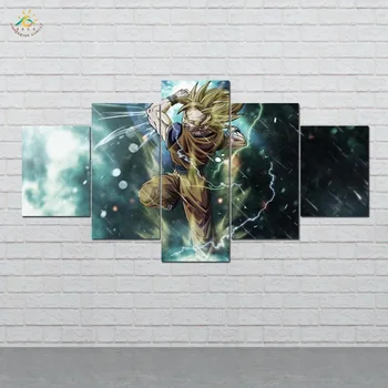

Anime Dragon Ball Gas Gun Wall Art HD Prints Canvas Art Painting Modular Picture And Poster Canvas Painting Home Decor 4 Pieces