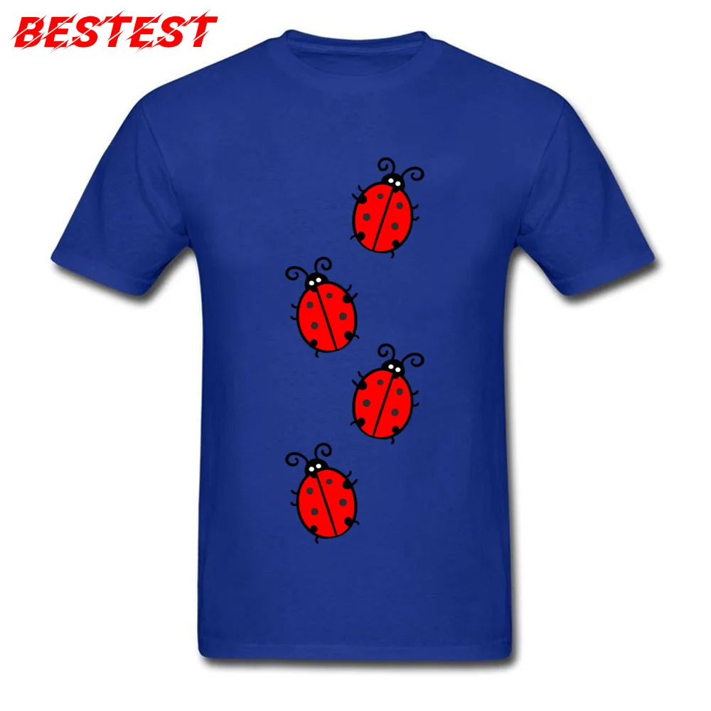 ladybug 862107_960_720 Pure Cotton Men Short Sleeve Tops Shirts Printed On Summer/Autumn Tshirts Oversized Crewneck Tops T Shirt ladybug 862107_960_720 blue