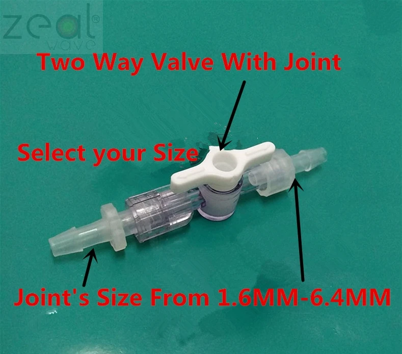 

FOR Luer Two Way Valve Medical Device Two Straight-through Switch White Handle Pagoda Plastic PP Male And Female Joint Printing