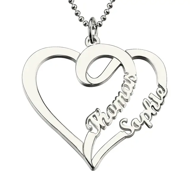 collier argent nom collier argent nom