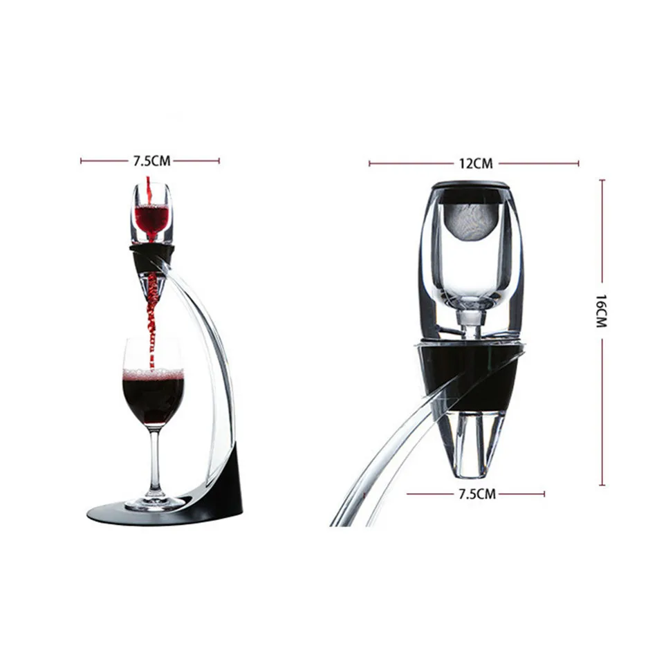 TTLIFE профессиональные барные инструменты набор для вина с декантером мини Эфирное красное вино Быстрый аэратор с подставка для фильтра держатель барные инструменты