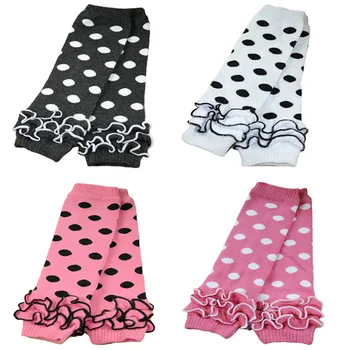 

Girl Cute Polka Dots Floral Arm Leg Warmers Winter Warm Cotton Socks Tights SCKXW0501
