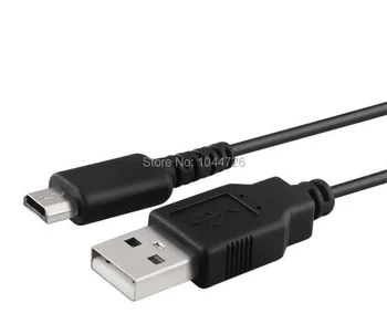 

500pcs lots USB Date Charger Charging Power Cable Cord Data Sync Charging Cable For N-intendo 3DS XL LL