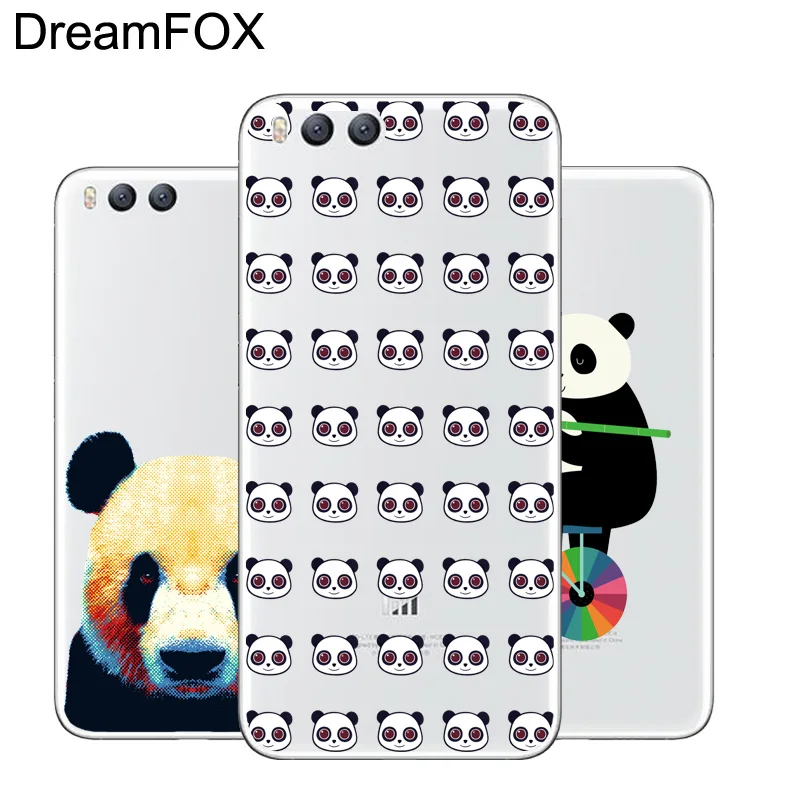 DREAMFOX L325 симпатичные панды Мягкий силиконовый чехол из ТПУ Для Сяо mi Note 2 3 4 5 6 8 SE M5 4C
