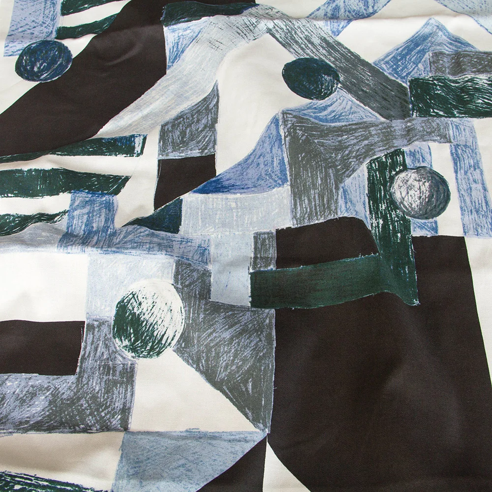 Half-Meter Japanese Keshiki asa no yama Lightweight Cotton Fabric For Garment Sewing C | Дом и сад